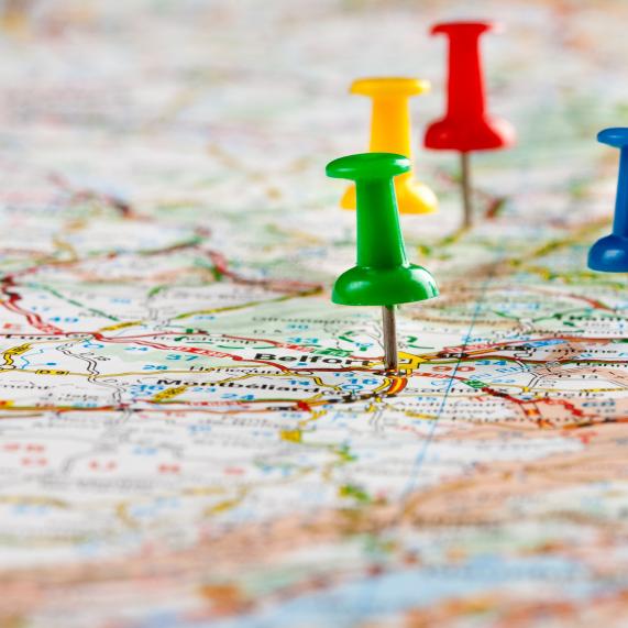 Marcador de rutas por los Pirineos