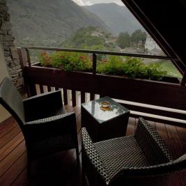 Terrace room with views Hotel La Morera Vàlencia d'Àneu Lleida