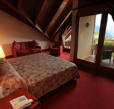Junior suite bonaigua Hotel La Morera València d'àneu Lleida